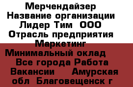 Мерчендайзер › Название организации ­ Лидер Тим, ООО › Отрасль предприятия ­ Маркетинг › Минимальный оклад ­ 1 - Все города Работа » Вакансии   . Амурская обл.,Благовещенск г.